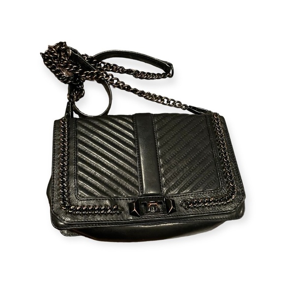 Rebecca Minkoff Chevron Quilted Crossbody Bag - Picture 2 of 7